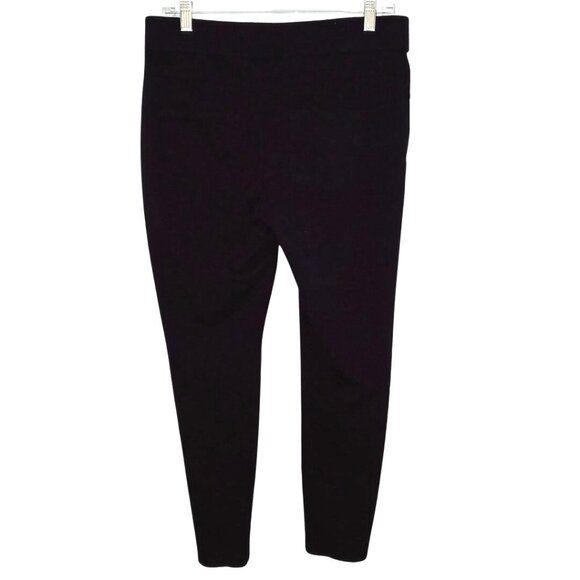 Matty M High Rise Skinny Jegging Women Large Navy Blue Pocket Belt Loop Stretch - Picture 2 of 4